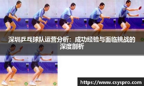 深圳乒乓球队运营分析：成功经验与面临挑战的深度剖析